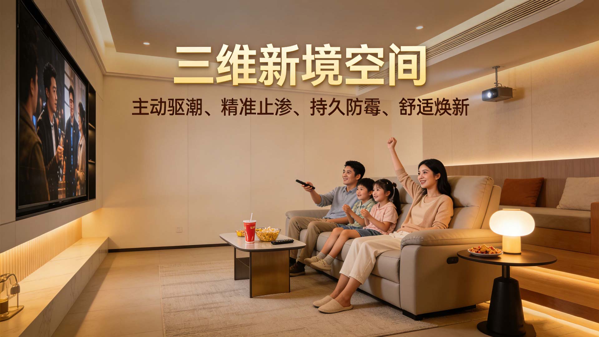 立威三维新境空间 | 湖州高端住宅地下室防水防潮防霉 - 立威防潮官网